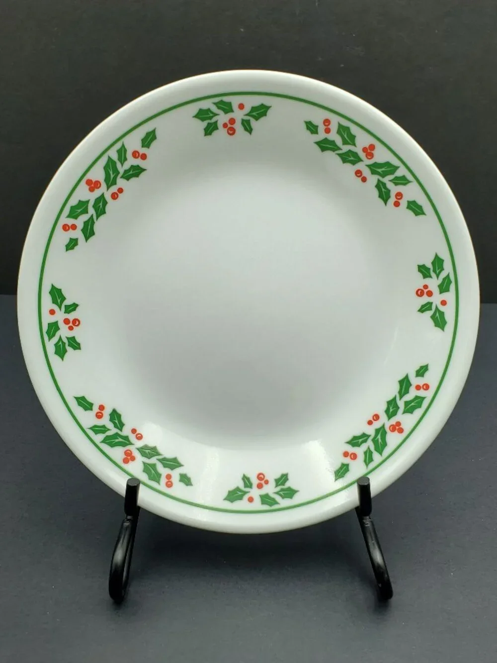 Corelle Winter Holly Bread Plates Dessert Plates Corning Holiday Appetizer Plate
